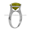 New Design Lemon Quartz Gemstone 925 Sterling Silver Ring